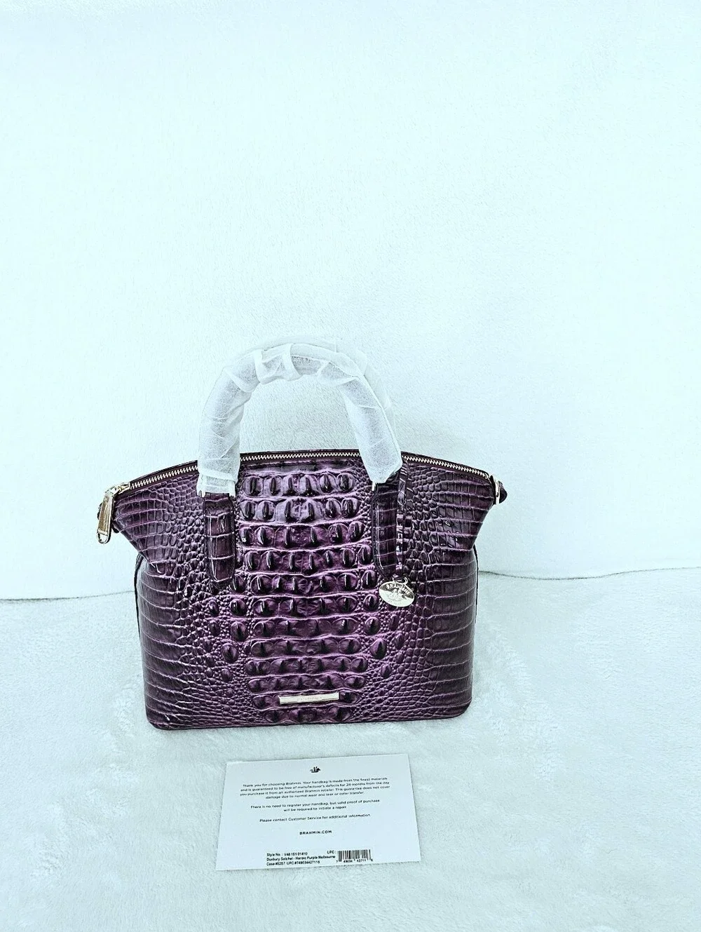 Brahmin greetings purple